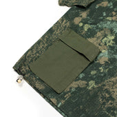 A O P Popover Shirt In Printed Cotton Ripstop