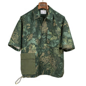 A.O.P Popover shirt in printed cotton ripstop
