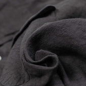 Open Collar Short Sleeve Shirt In Flax