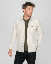 11oz Corduroy Western Shirt - Off White