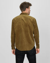 11oz Corduroy Western Shirt - Camel