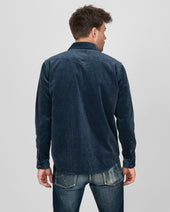 11oz Corduroy Western Shirt - Navy