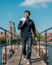 11oz Corduroy Western Shirt - Navy