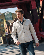 11oz Piqué Modified Type III Jacket - Light Grey