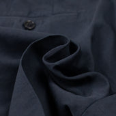 Midtown Flat Front Trousers In Medium Weight Cotton Linen