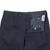 Midtown Flat Front Trousers In Medium Weight Cotton Linen