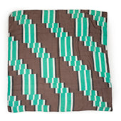 Big Scarf In Staircase And Teal Modal