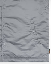 4.8oz Nylon Coach Jacket - Grey - No Patch
