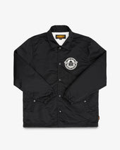 4.8oz Nylon Coach Jacket - Black