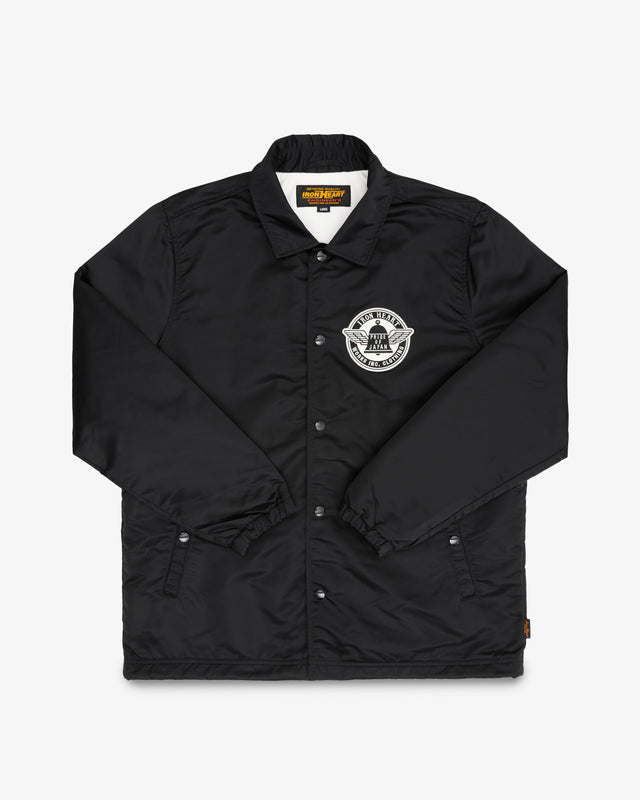 4.8oz Nylon Coach Jacket - Black