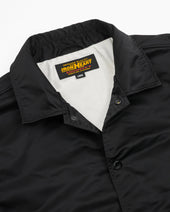 4.8oz Nylon Coach Jacket - Black - No Patch