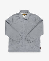 4.8oz Nylon Coach Jacket - Grey - No Patch