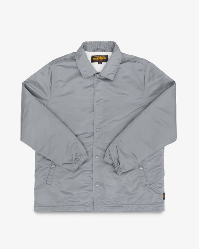 4.8oz Nylon Coach Jacket - Grey - No Patch