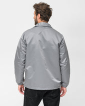 4.8oz Nylon Coach Jacket - Grey - No Patch