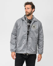 4.8oz Nylon Coach Jacket - Grey