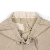 Baker Easy Pants In Natural Color Linen And Cotton