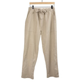 Baker easy pants in natural color linen and cotton