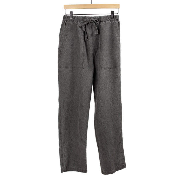 Baker easy pants in charcoal grey washi paper and linen