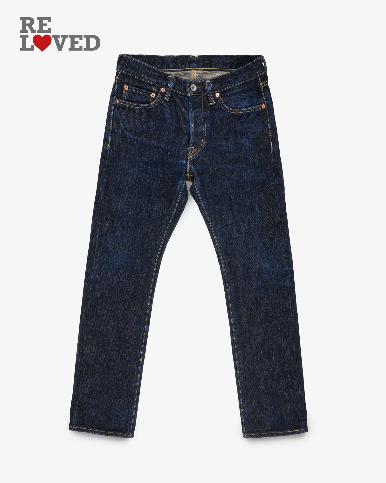 21oz Selvedge Denim Slim Cut Jeans Tag 29 Hemmed 28 5
