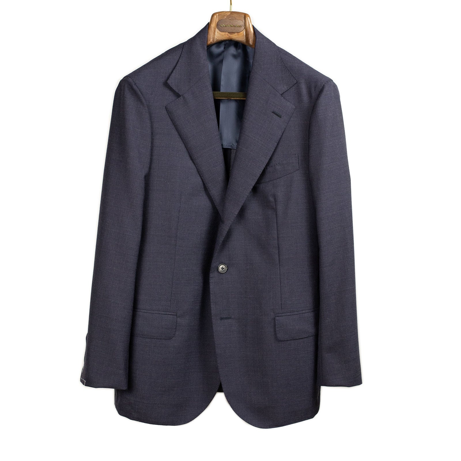 x Sartoria Carrara: jacket in Fox Bros char-navy Golden Fox tropical wool (separates)