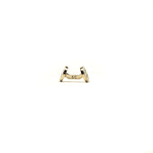 Solid Bronze Archetype Cufflinks Button Design