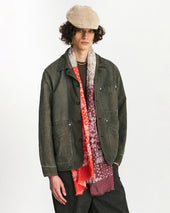 Wanderer Chore Jacket Dyeing Linen