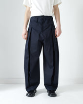 AW26 Box Pleat Trouser (Unisex) - Navy