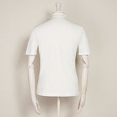 Short Sleeve Knitted Polo Shirt In