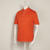 Short Sleeve Knitted Polo Shirt In