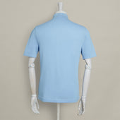 Short Sleeve Knitted Polo Shirt In