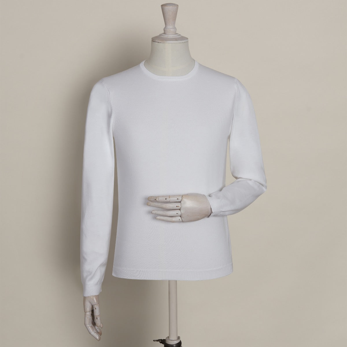 Soft Cotton Knitted Sweater In