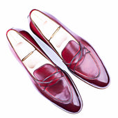 The Entwined Loafer In Crust Calf Leather