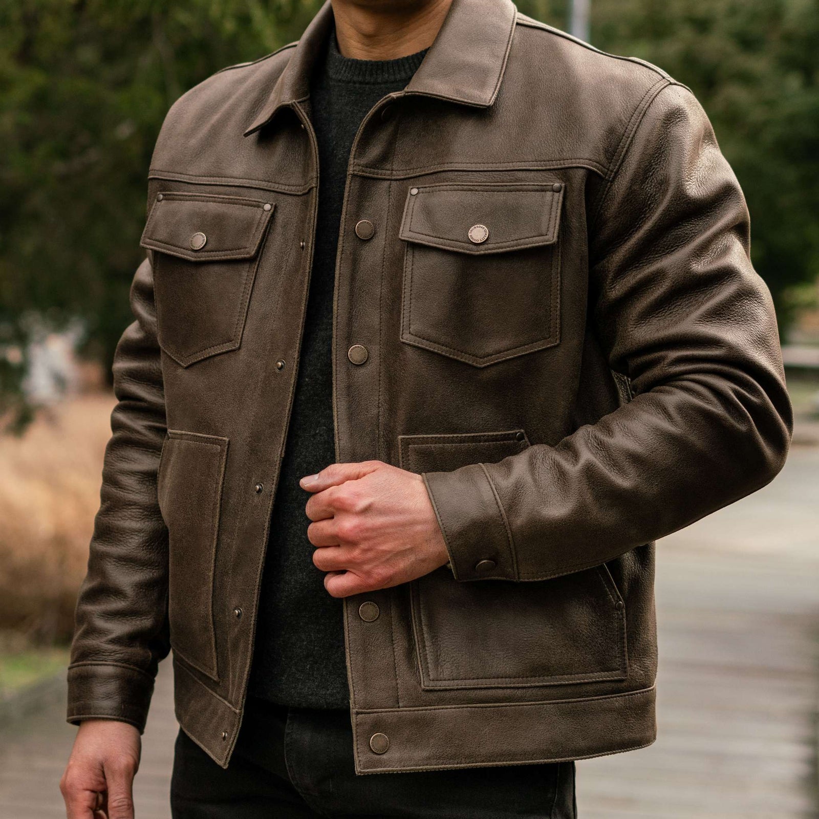 Roughout Cruiser Jacket Dark