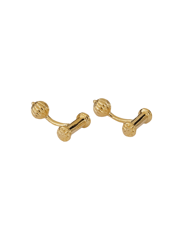 Gold Bar Cuff Links