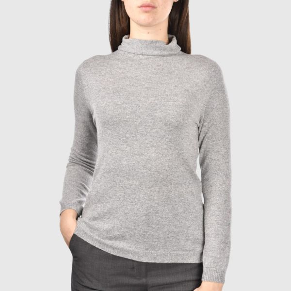 Lurex Mock Neck