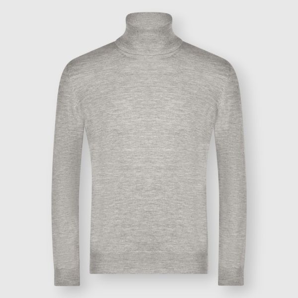 Cashmere and silk turtleneck