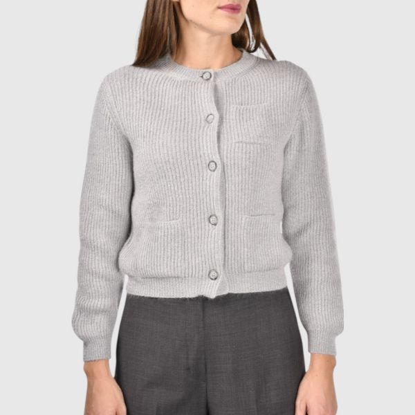 Fisherman's rib cardigan