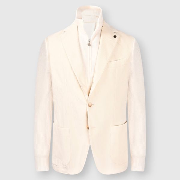 Corduroy And Super Geelong Wool Jacket