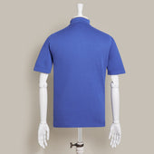 Short Sleeve Knitted Polo Shirt In