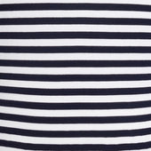 Short Sleeve Knitted Striped T Shirt In