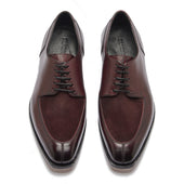 Ingrid X Split Toe Blucher Derby Hatch Grain Suede Hand Welted Contemporary Classics