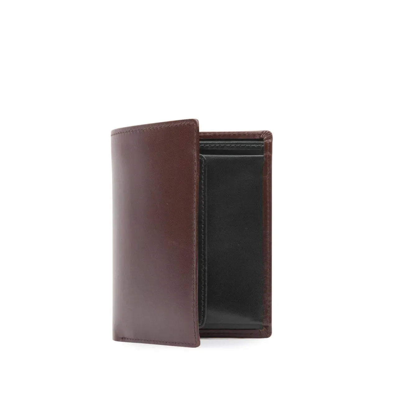 Four card holder with purse – Cuban Brown / Ebony Black