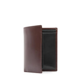 Four card holder with purse – Cuban Brown / Ebony Black