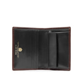 Four card holder with purse – Cuban Brown / Ebony Black