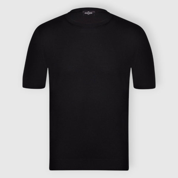 Silk knit t-shirt