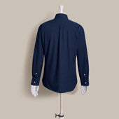 100 Hands For Anderson Sheppard Handmade Chambray Shirt In