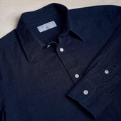 100 Hands For Anderson Sheppard Handmade Chambray Shirt In