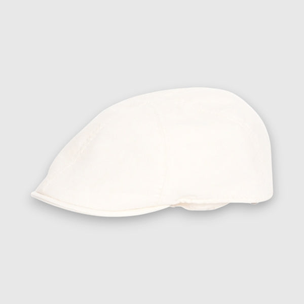 Linen flat cap