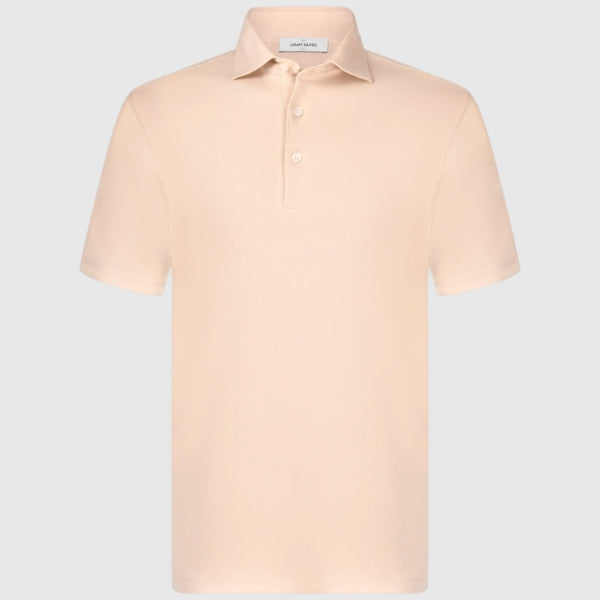 Interlock pima cotton jersey polo