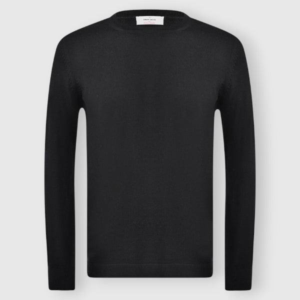 Athleisure tubular crew neck